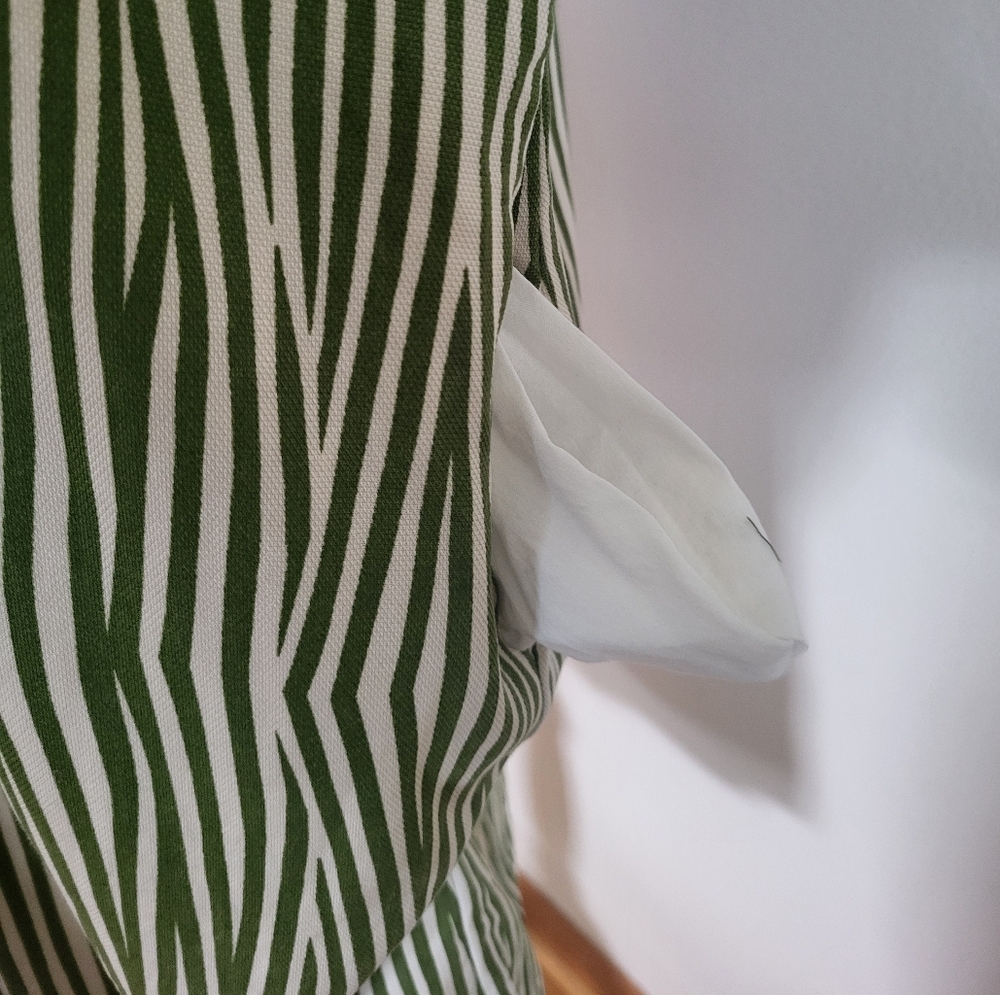 Nice Things Paloma S Printed Shirt Dress Green Size 10 - Picture 5 of 8